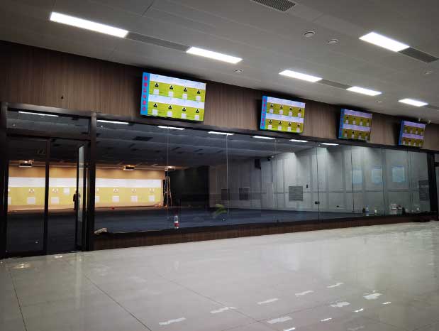 上海某公安局地下實(shí)彈影像射擊靶場射擊方艙建設(shè)完成施工正式啟用